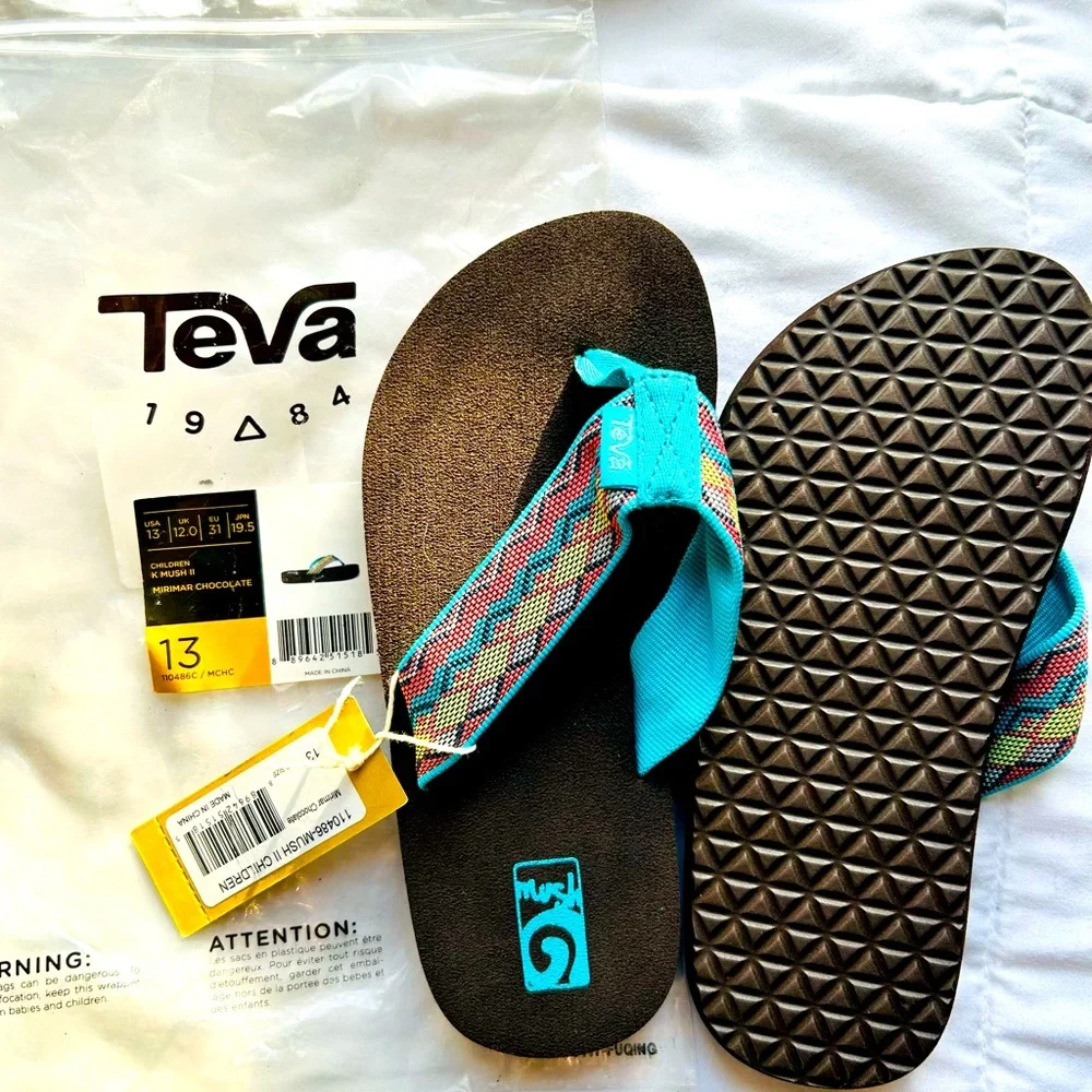 Teva Miramar Chocolate Flip-Flip -Kids - Picture 4 of 4